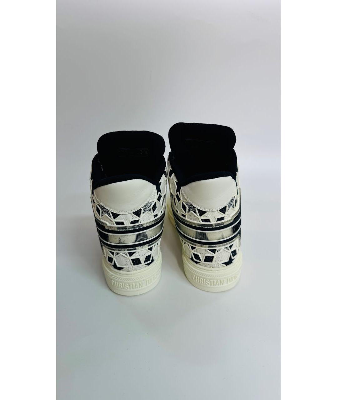 CHRISTIAN DIOR Белые кожаные кроссовки, фото 4