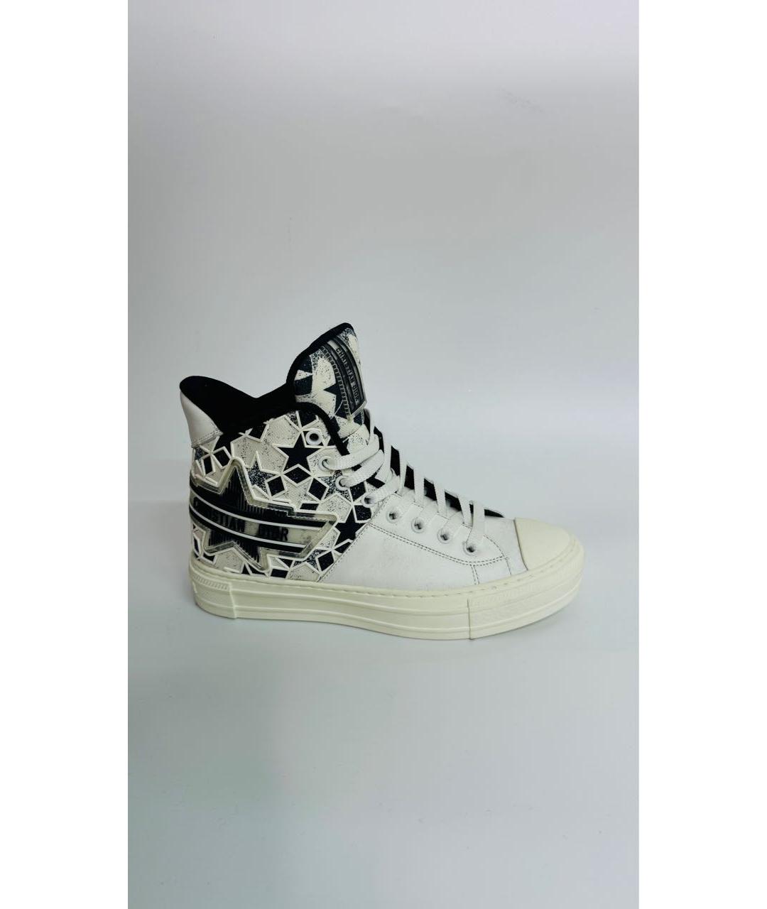 CHRISTIAN DIOR Белые кожаные кроссовки, фото 5