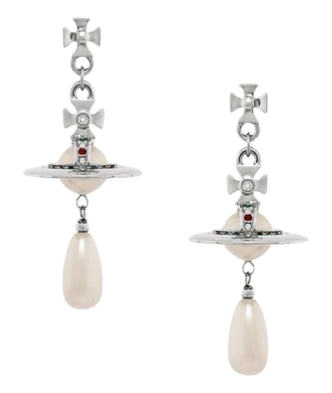 VIVIENNE WESTWOOD Серебряные латунные серьги, фото 1