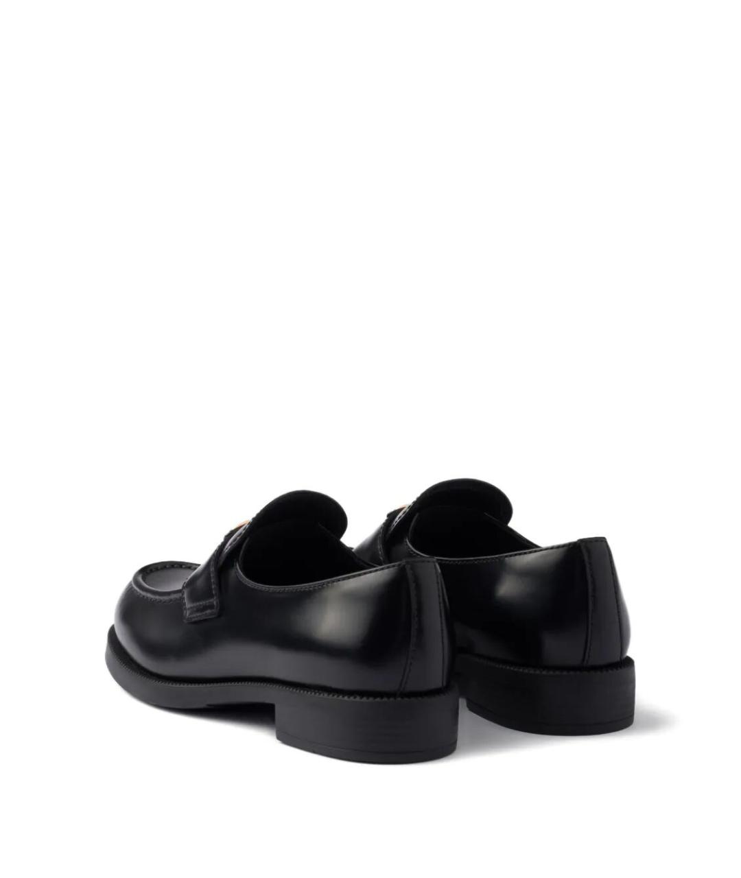 PRADA Черные кожаные лоферы, фото 3