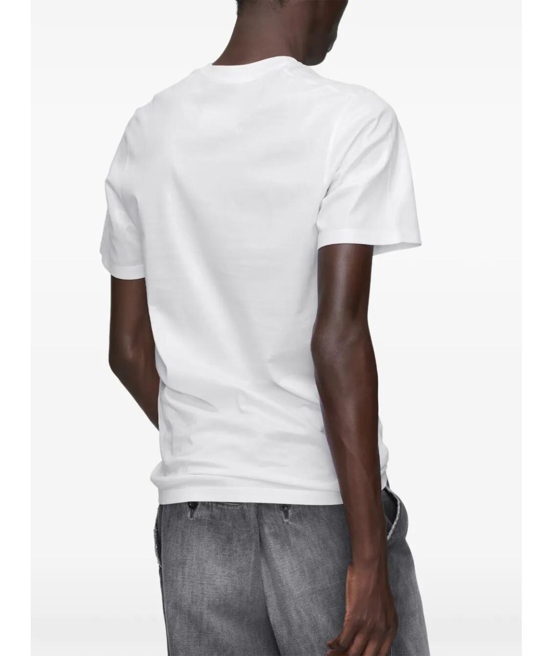 MAISON MARGIELA Черная хлопковая футболка, фото 4