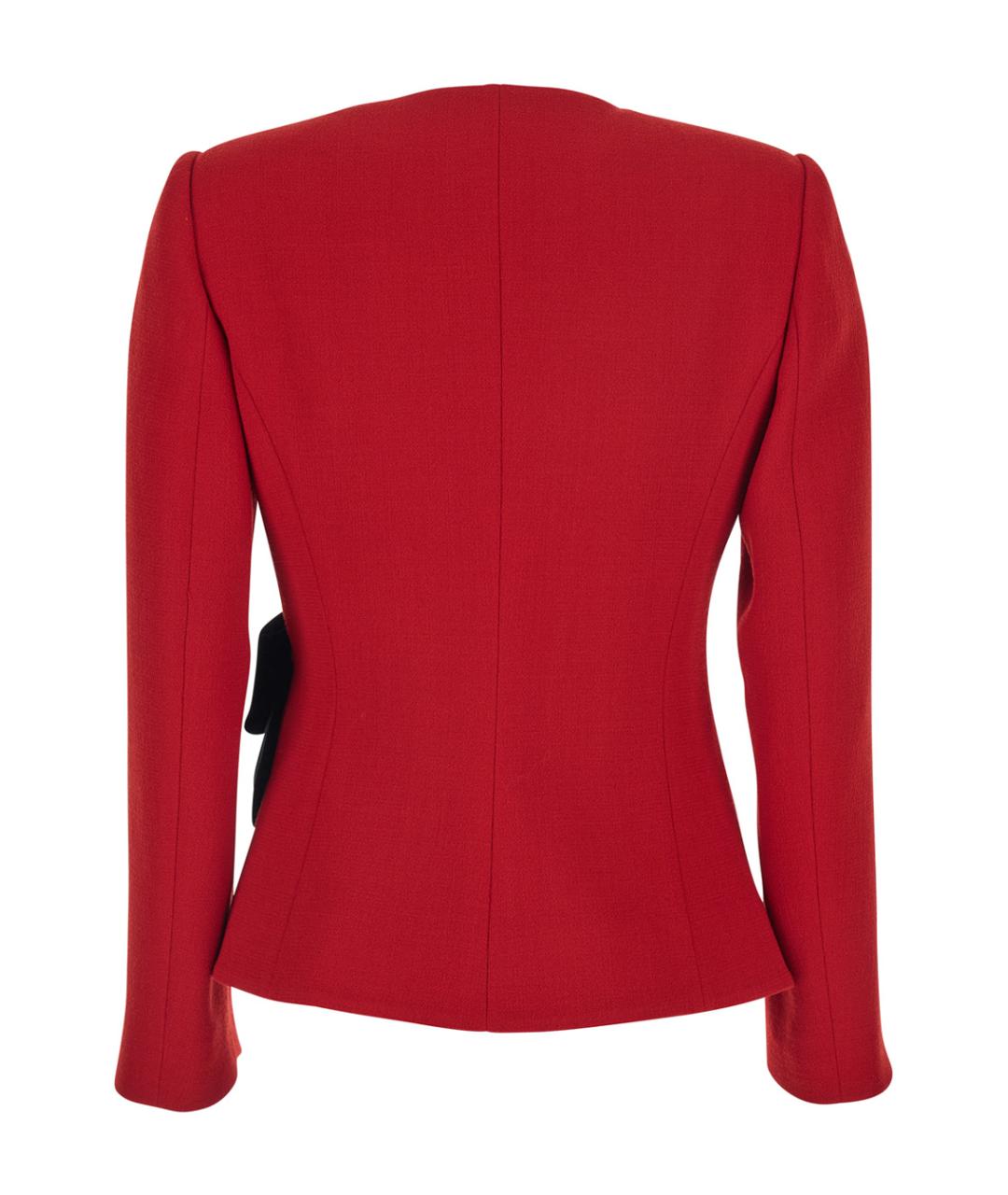 VALENTINO Красный шерстяной жакет/пиджак, фото 2