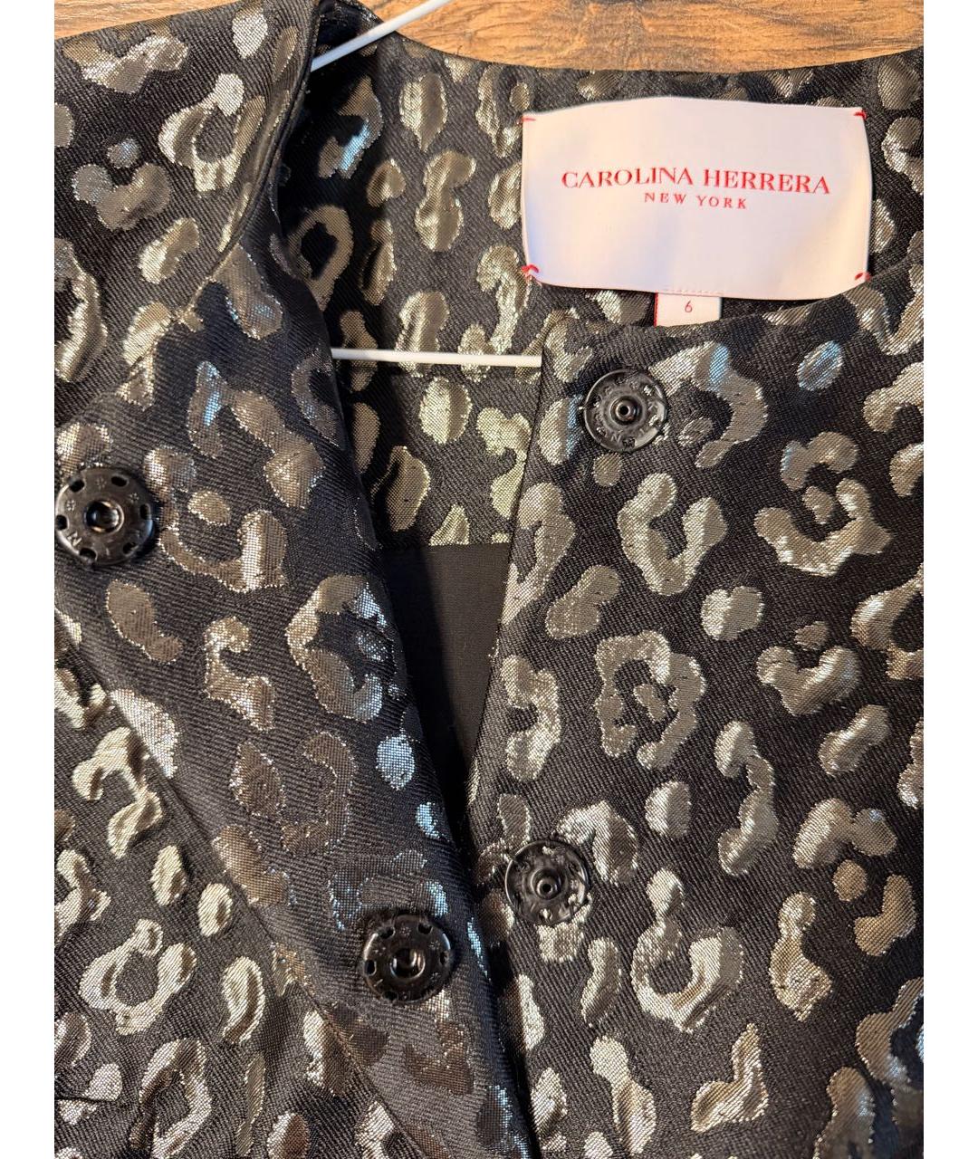 CAROLINA HERRERA Черное вечернее платье, фото 3