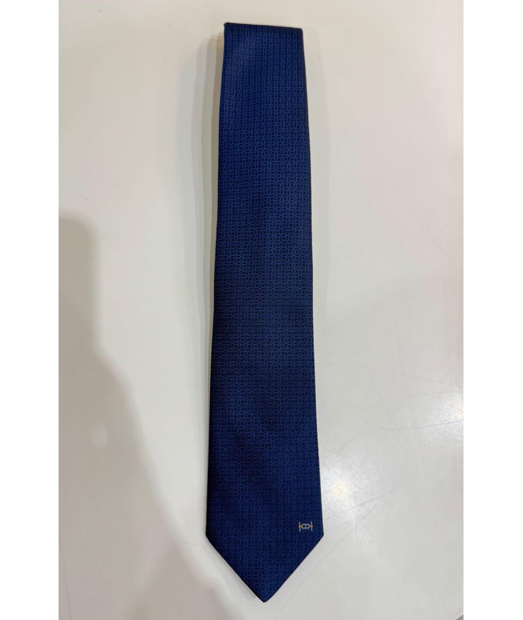 HERMES Синий галстук, фото 6