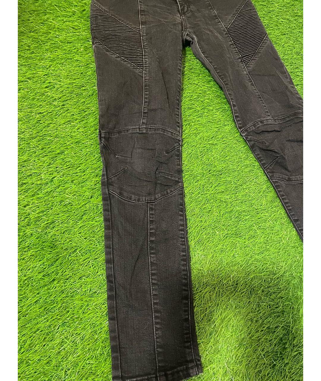 PIERRE BALMAIN Черные хлопко-эластановые джинсы слим, фото 5