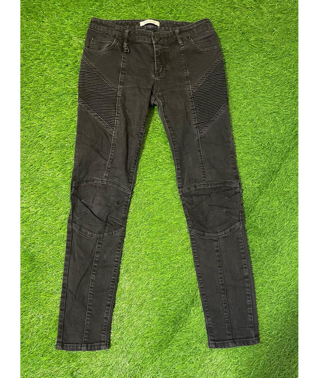 PIERRE BALMAIN Черные хлопко-эластановые джинсы слим, фото 8