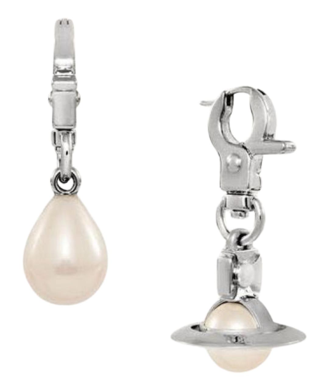 VIVIENNE WESTWOOD Серебряные латунные серьги, фото 1