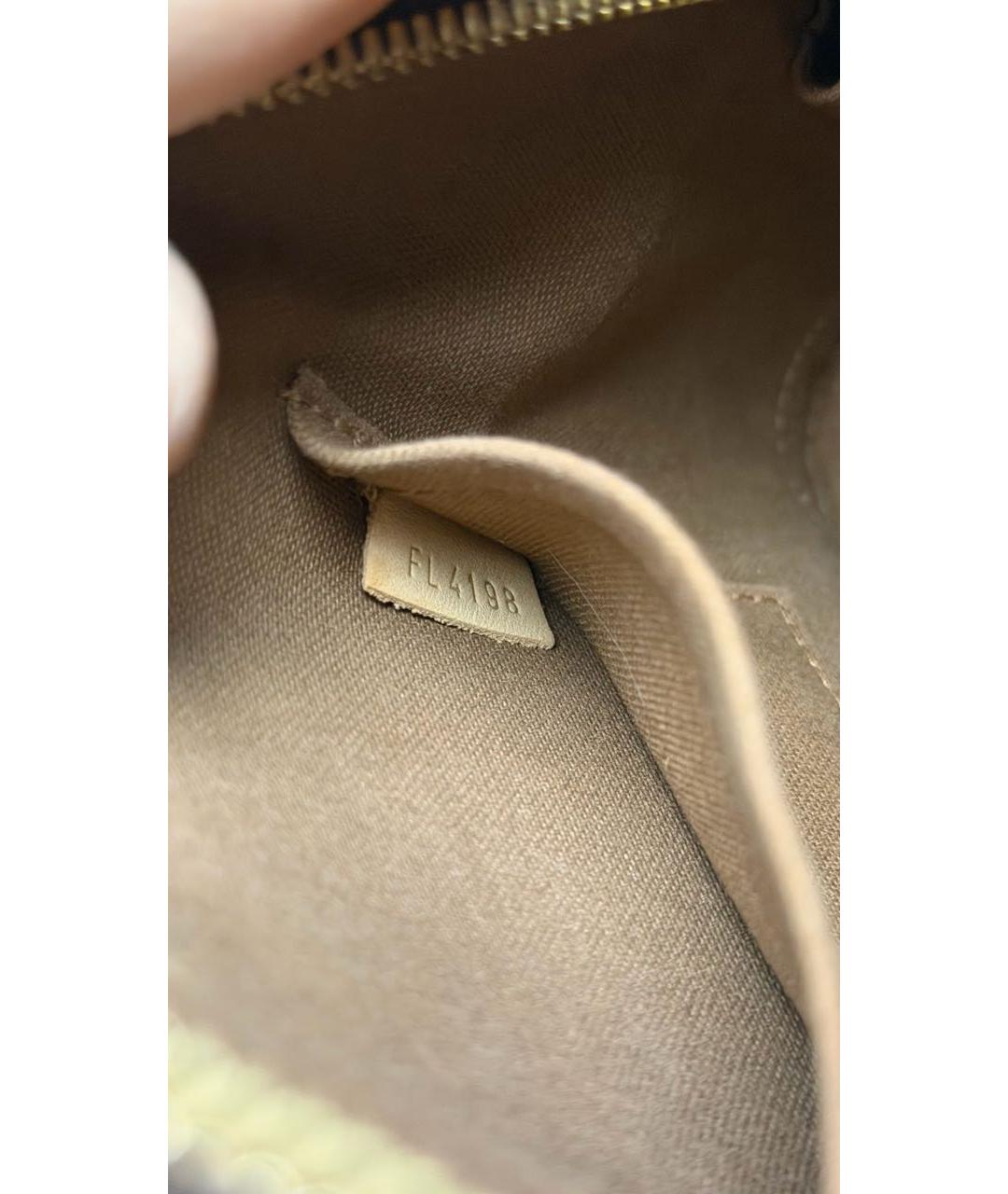 LOUIS VUITTON Коричневая сумка с короткими ручками, фото 4