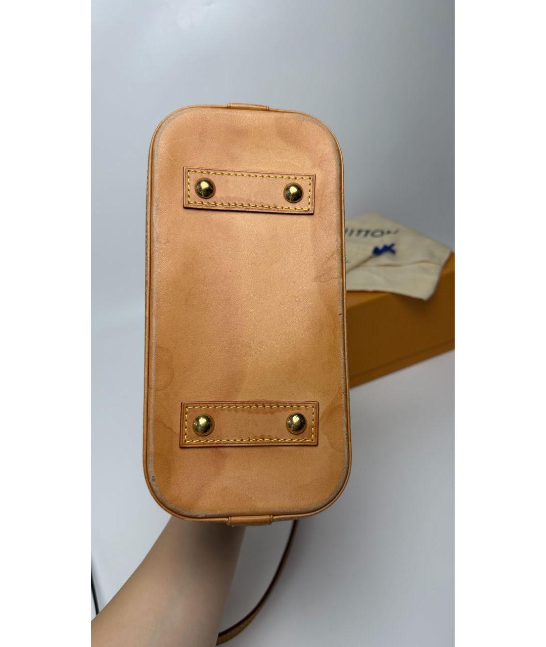 LOUIS VUITTON Коричневая сумка с короткими ручками, фото 5