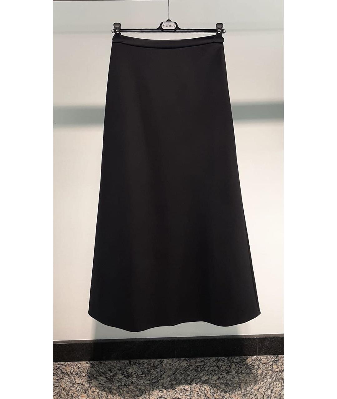 MAX MARA Черная юбка макси, фото 3