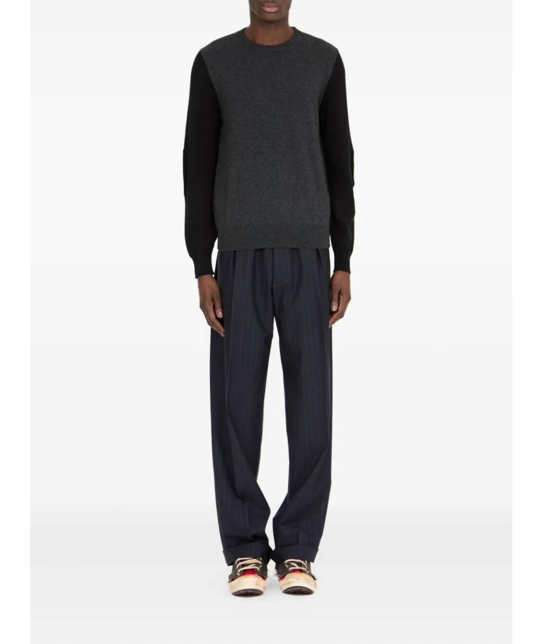 MAISON MARGIELA Антрацитовый шерстяной джемпер / свитер, фото 4