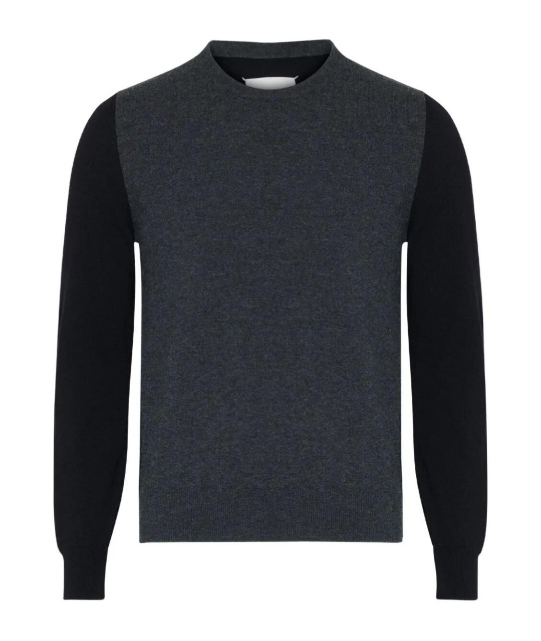 MAISON MARGIELA Антрацитовый шерстяной джемпер / свитер, фото 1