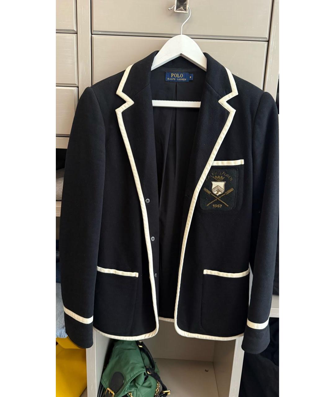 POLO RALPH LAUREN Черный жакет/пиджак, фото 6