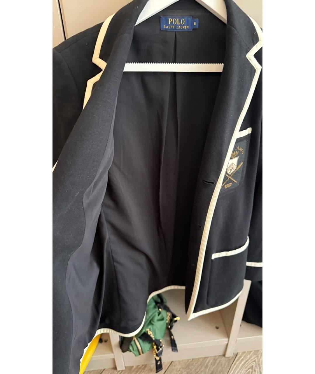 POLO RALPH LAUREN Черный жакет/пиджак, фото 5
