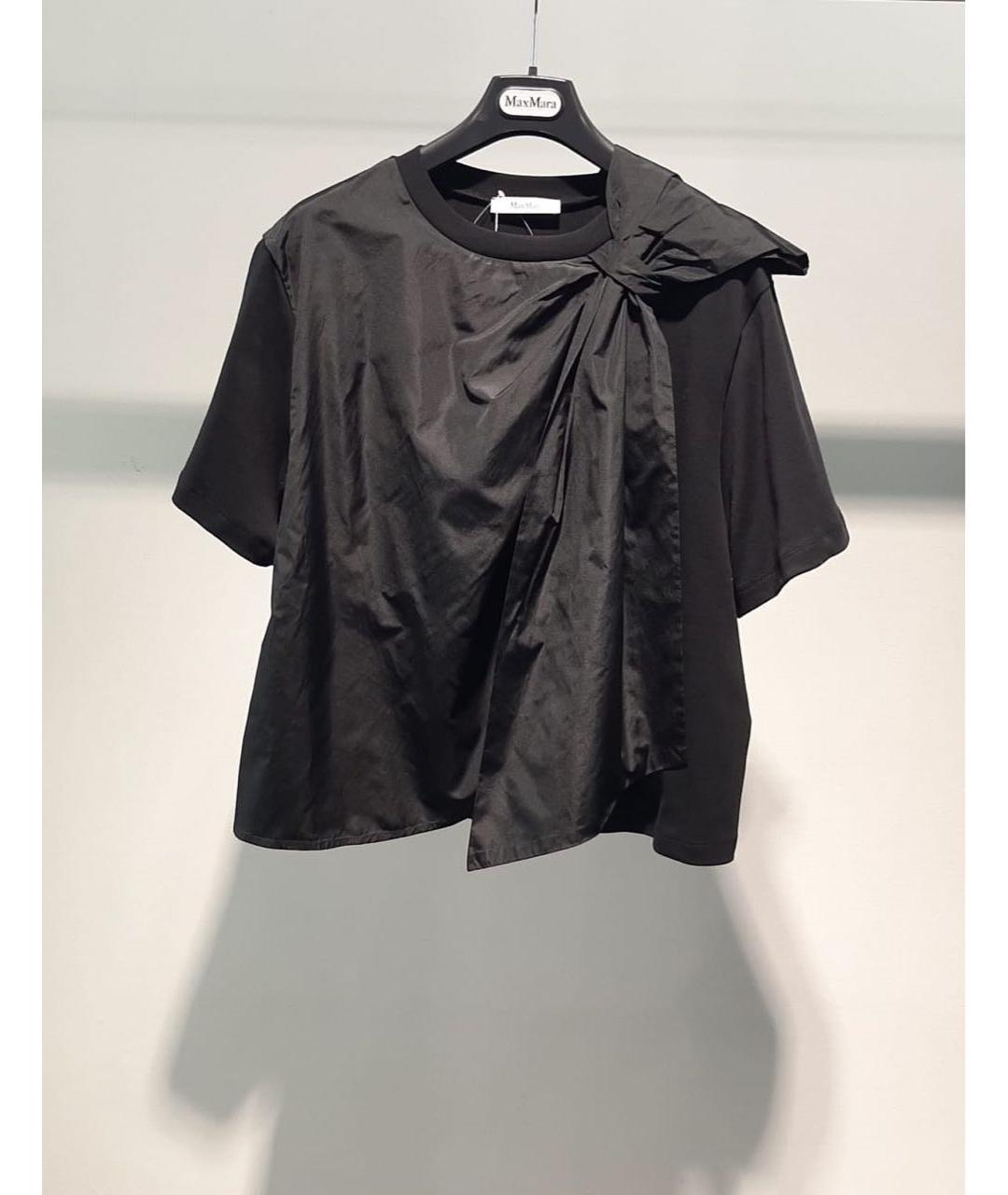 MAX MARA Черная блузы, фото 3