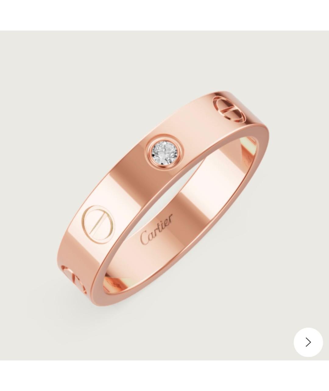 CARTIER Золотое кольцо из розового золота, фото 5