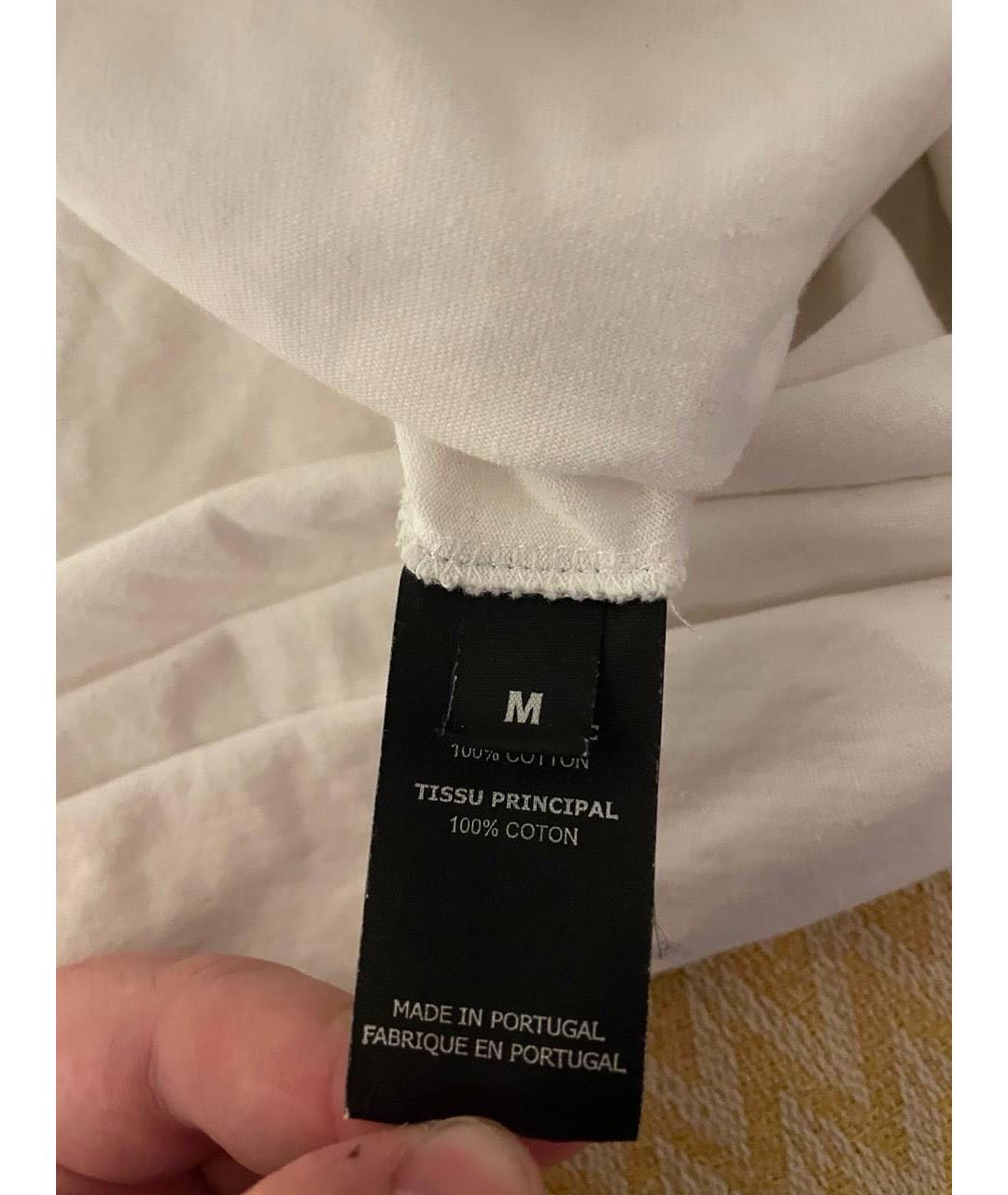 VETEMENTS Белая хлопковая футболка, фото 4