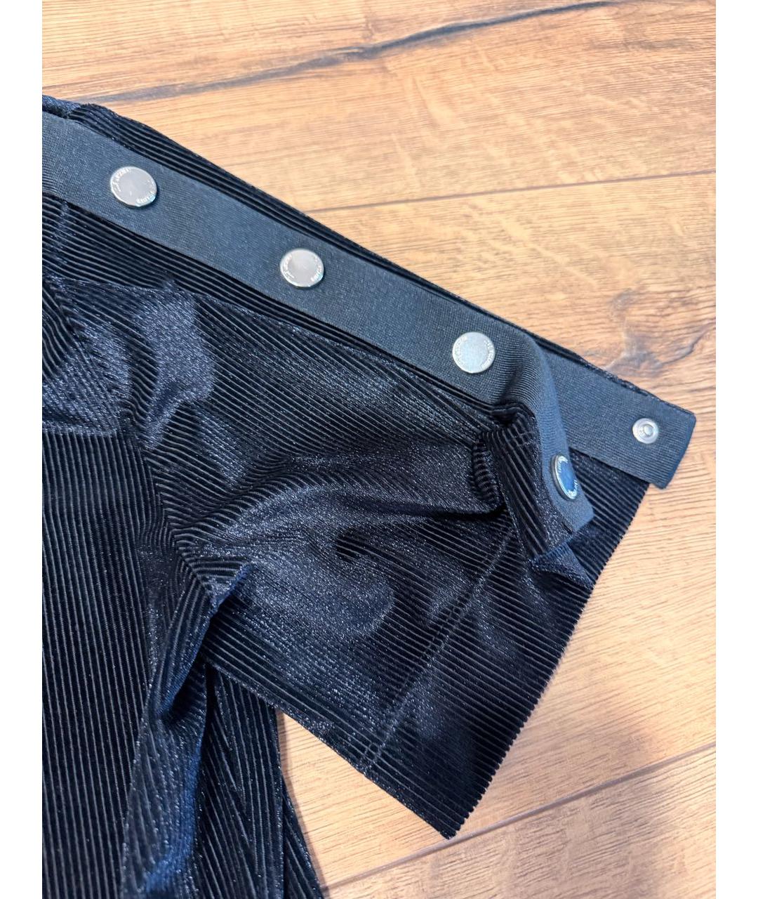 LOVE MOSCHINO Черное велюровое вечернее платье, фото 4