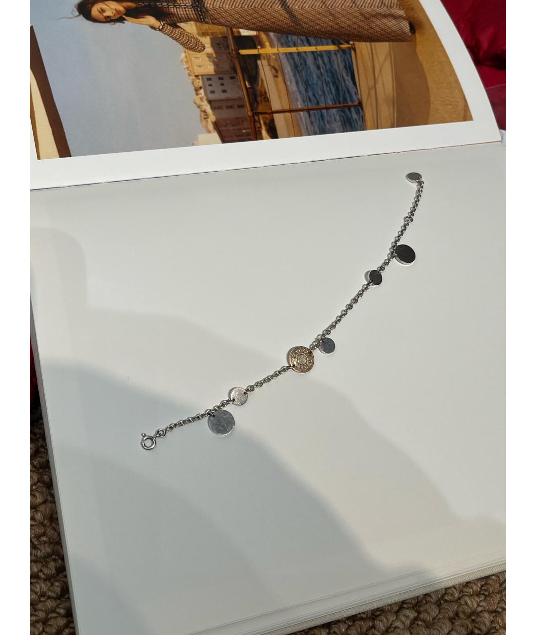 HERMES Серебрянный серебряный браслет, фото 8