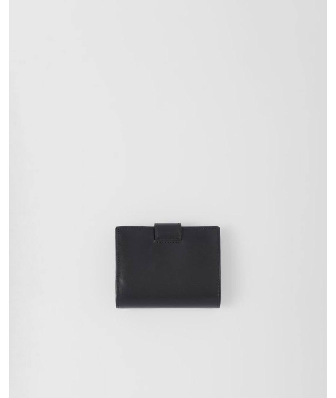 PRADA Черный кожаный кошелек, фото 3