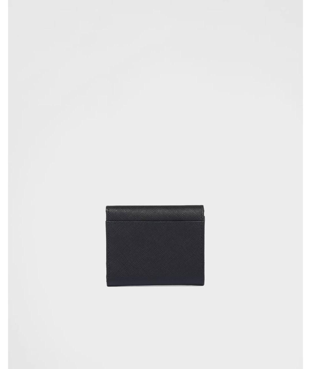 PRADA Черный кожаный кошелек, фото 2