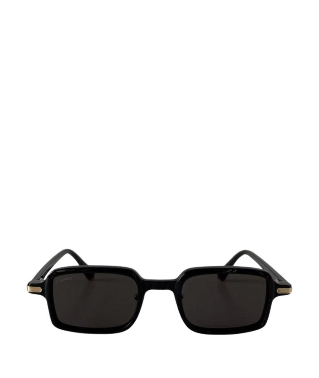 CARTIER Черные пластиковые солнцезащитные очки, фото 1