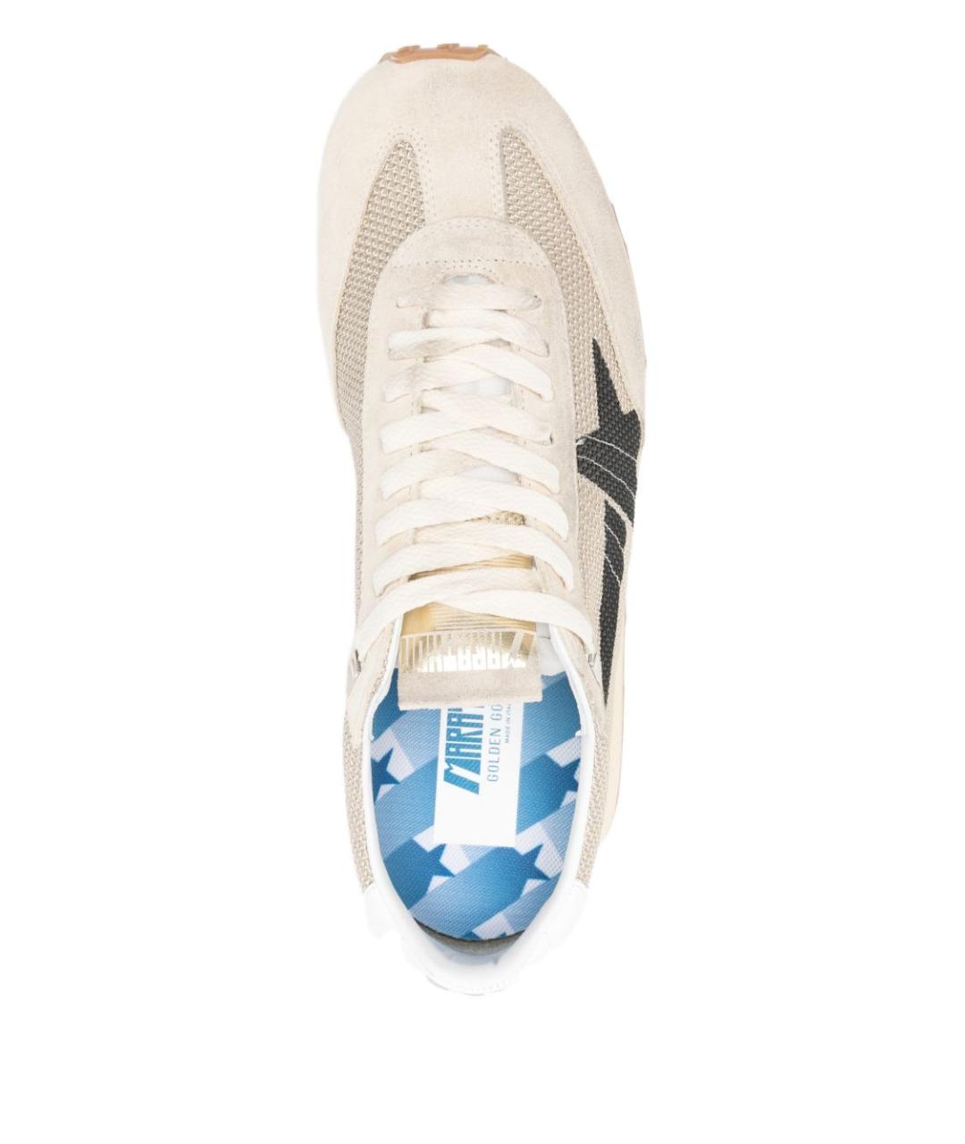 GOLDEN GOOSE DELUXE BRAND Бежевые низкие кроссовки / кеды, фото 2