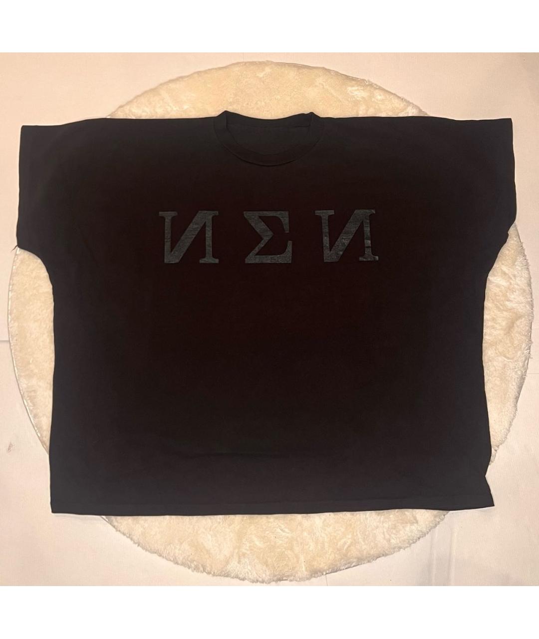 YEEZY Черная хлопковая футболка, фото 3