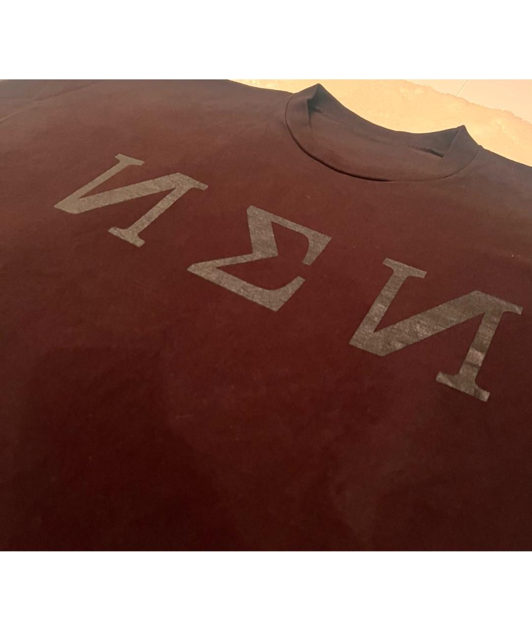 YEEZY Черная хлопковая футболка, фото 2