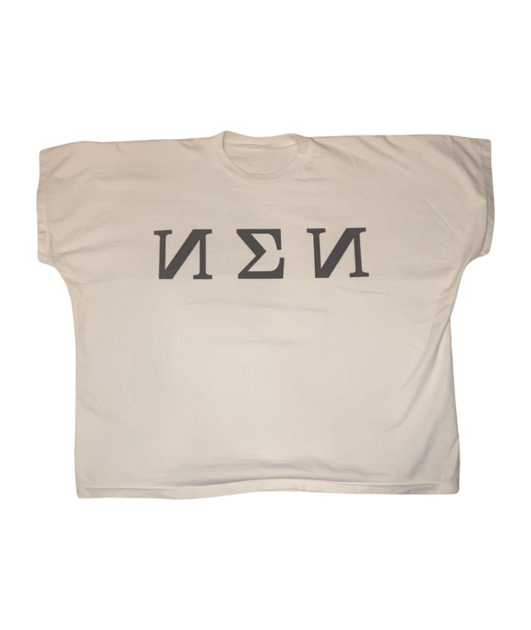 YEEZY Белая хлопковая футболка, фото 1