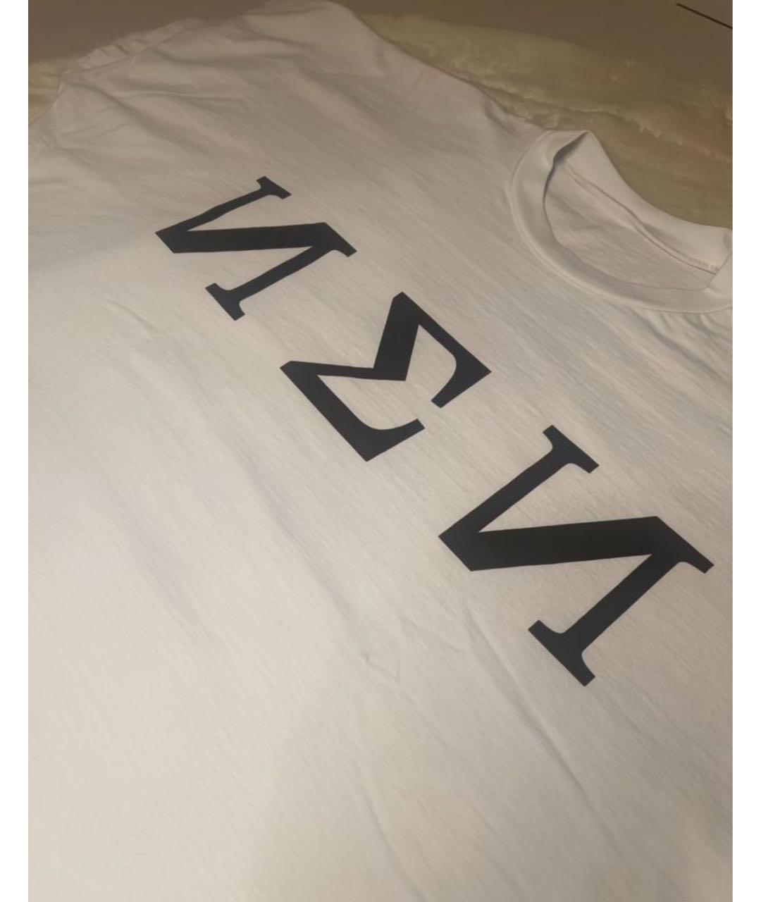 YEEZY Белая хлопковая футболка, фото 2