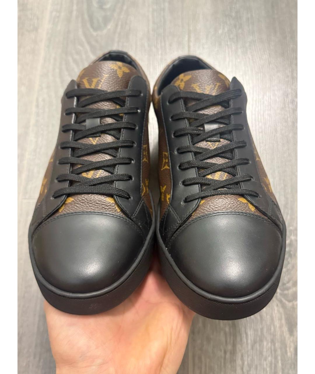 LOUIS VUITTON Коричневые низкие кроссовки / кеды, фото 3