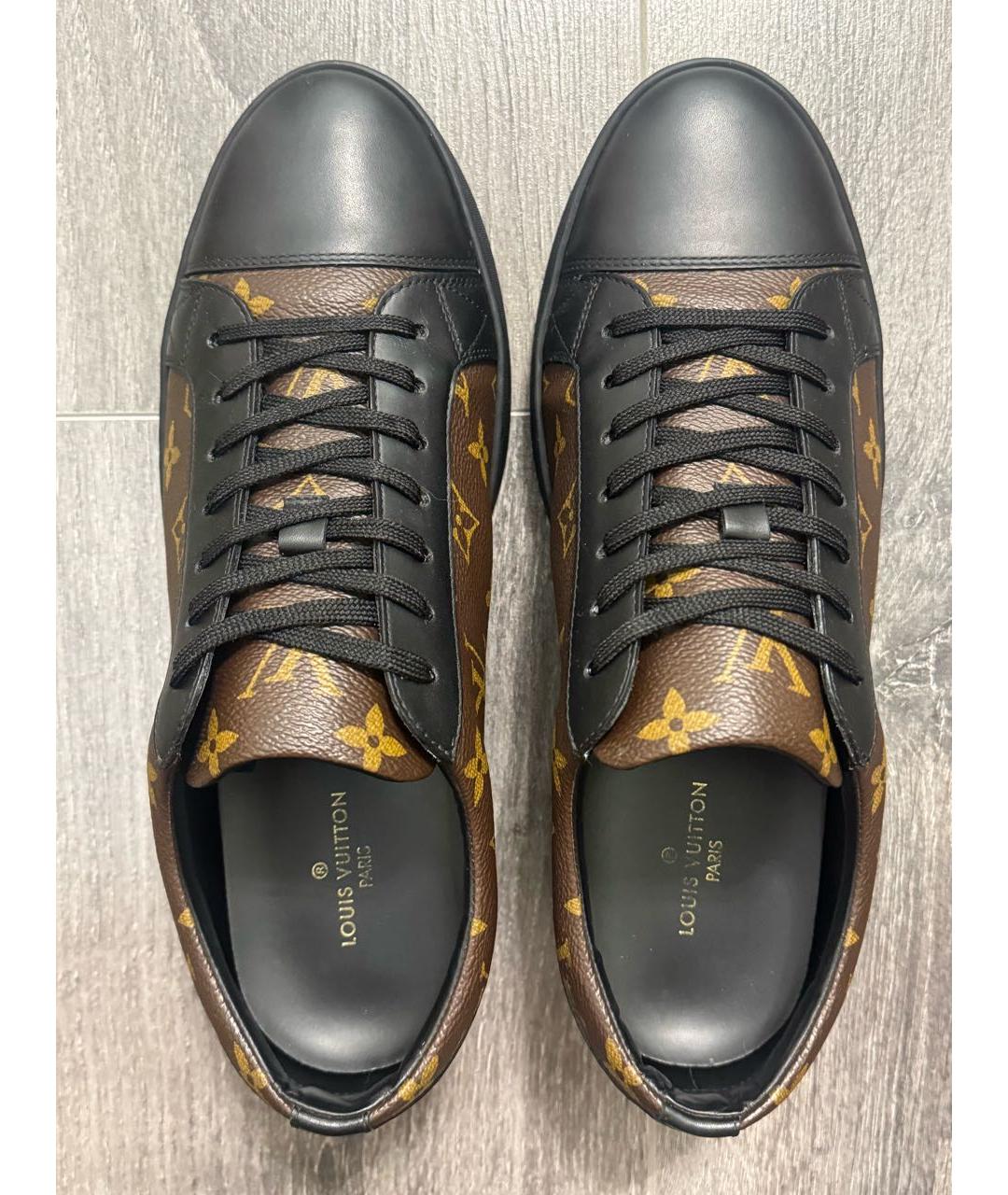 LOUIS VUITTON Коричневые низкие кроссовки / кеды, фото 5