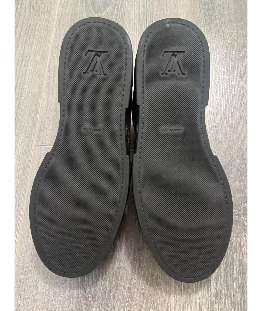 LOUIS VUITTON Коричневые низкие кроссовки / кеды, фото 8