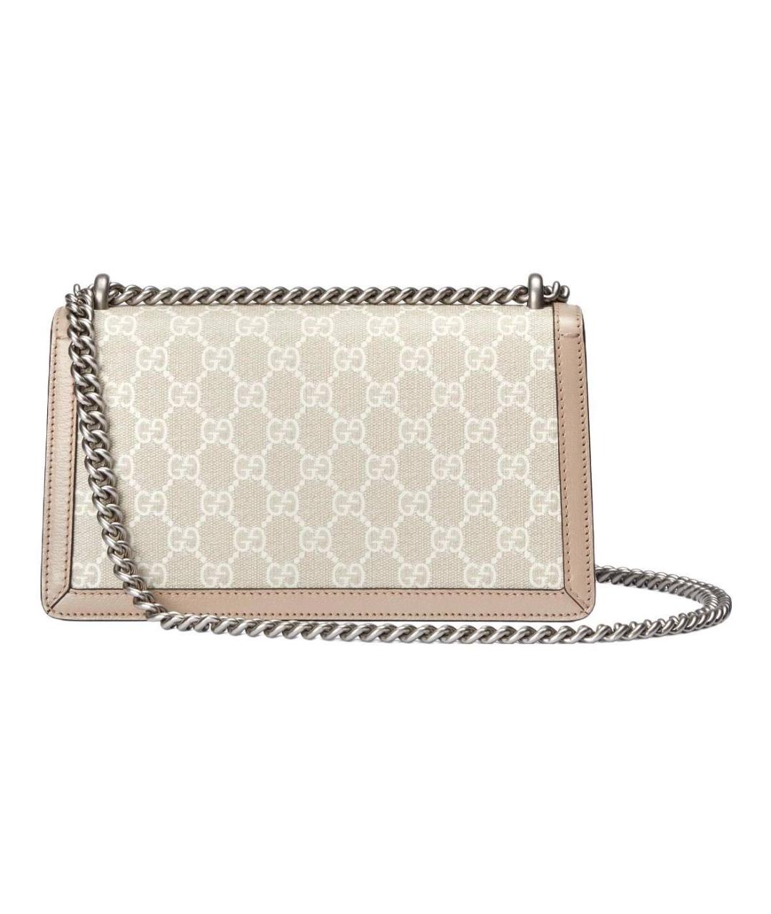 PRADA Бежевая кожаная сумка через плечо, фото 2