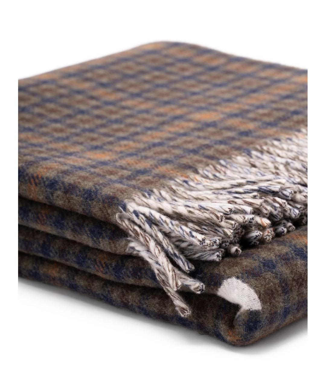 AUTRY Коричневый шерстяной шарф, фото 2