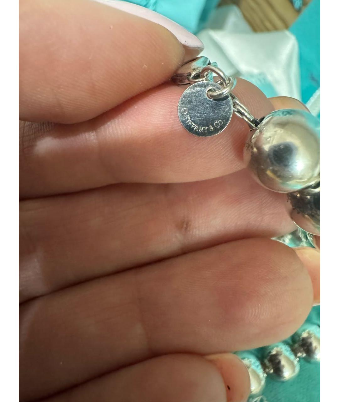 TIFFANY&CO Серебрянный серебряный браслет, фото 7