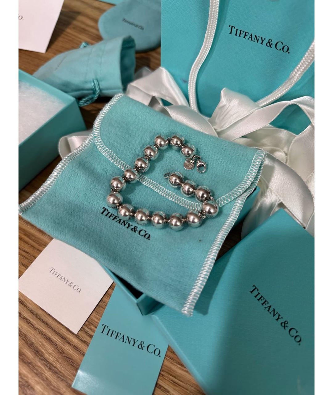 TIFFANY&CO Серебрянный серебряный браслет, фото 5