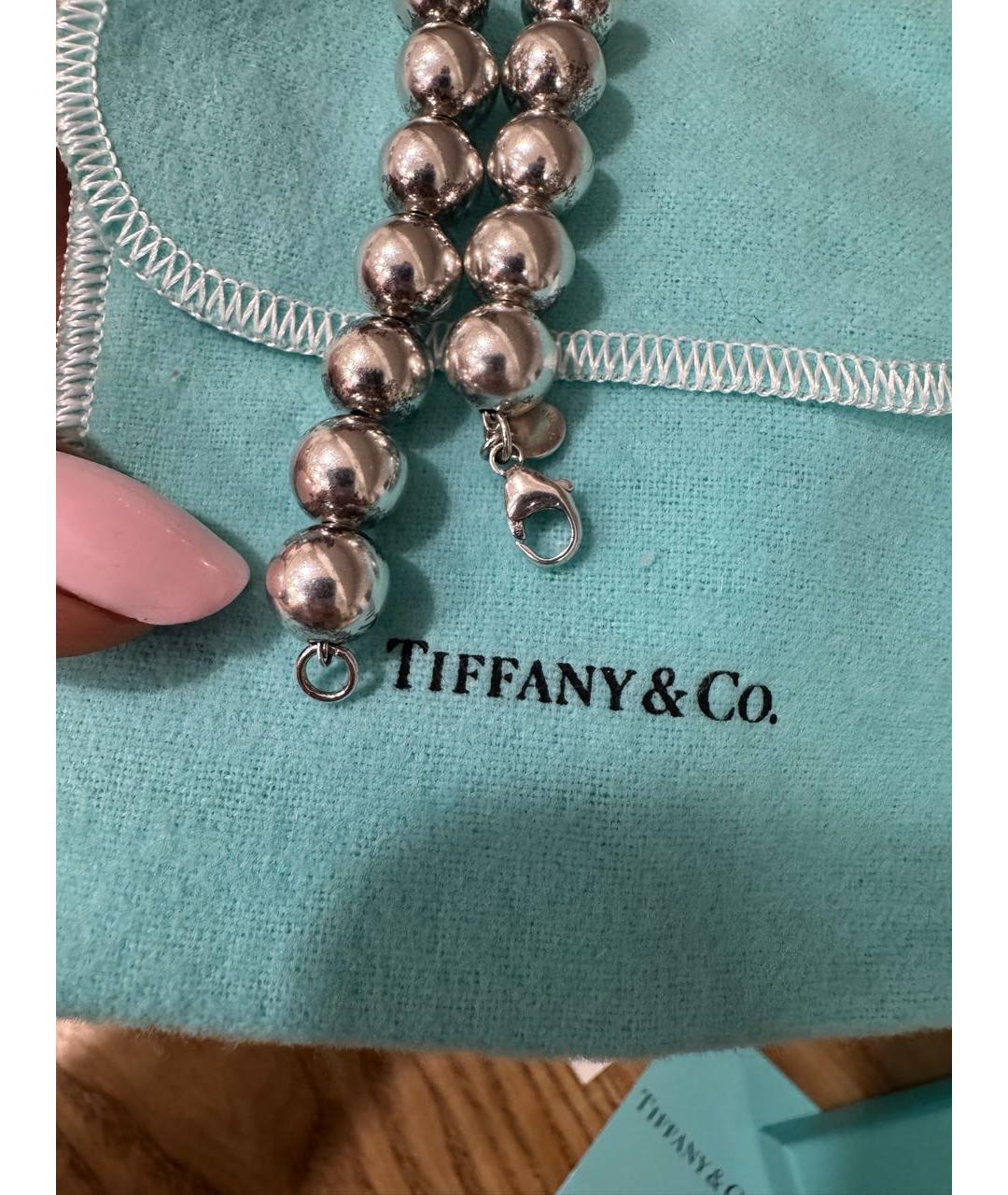 TIFFANY&CO Серебрянный серебряный браслет, фото 6