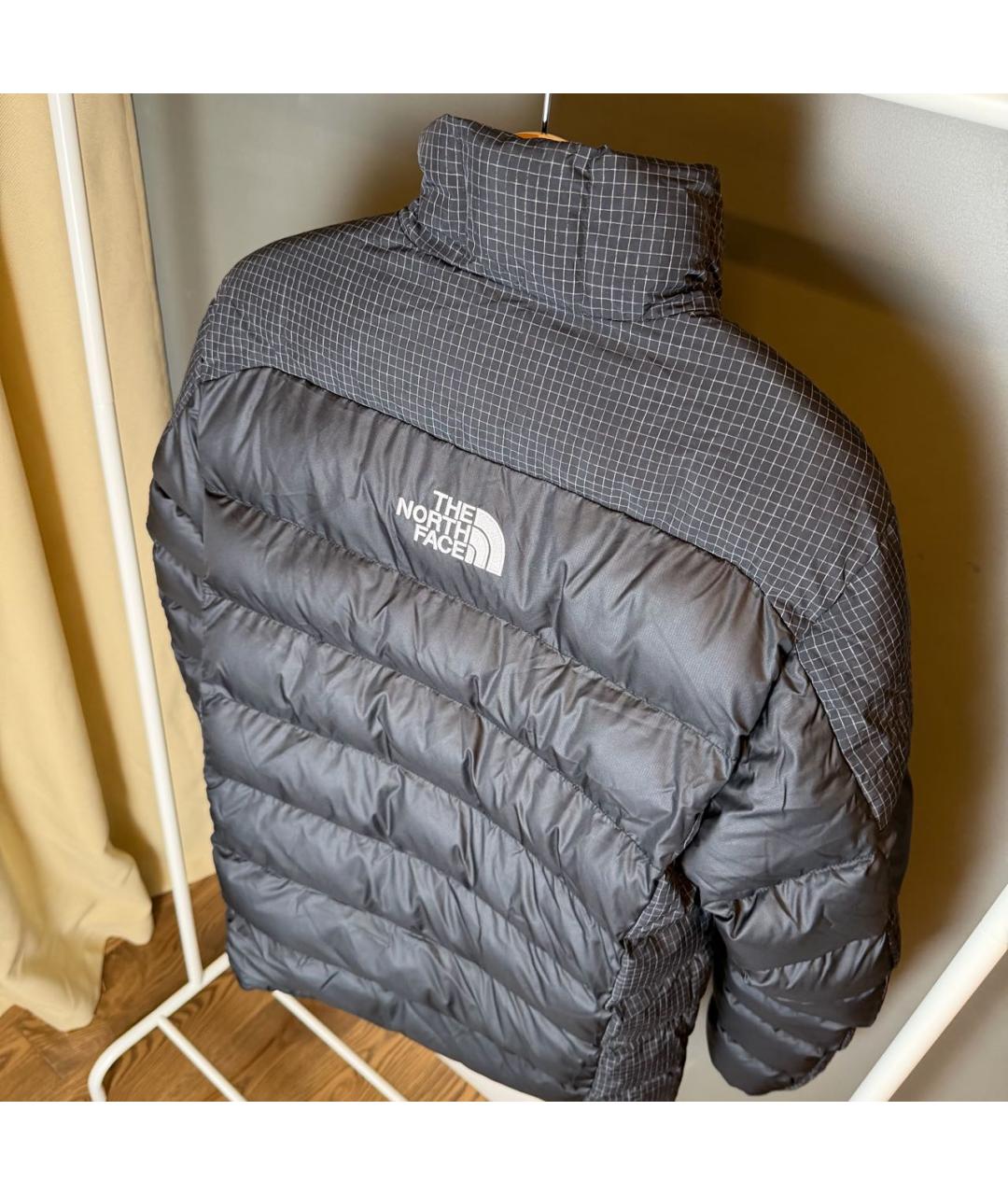 THE NORTH FACE Черный полиамидовый пуховик, фото 3