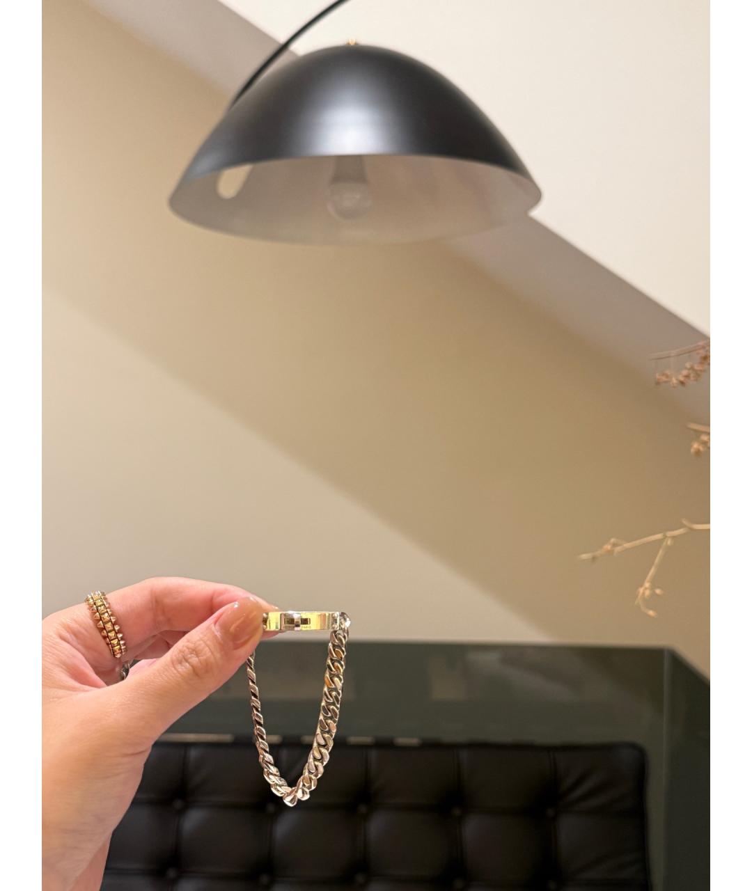 HERMES Серебрянный серебряный браслет, фото 3