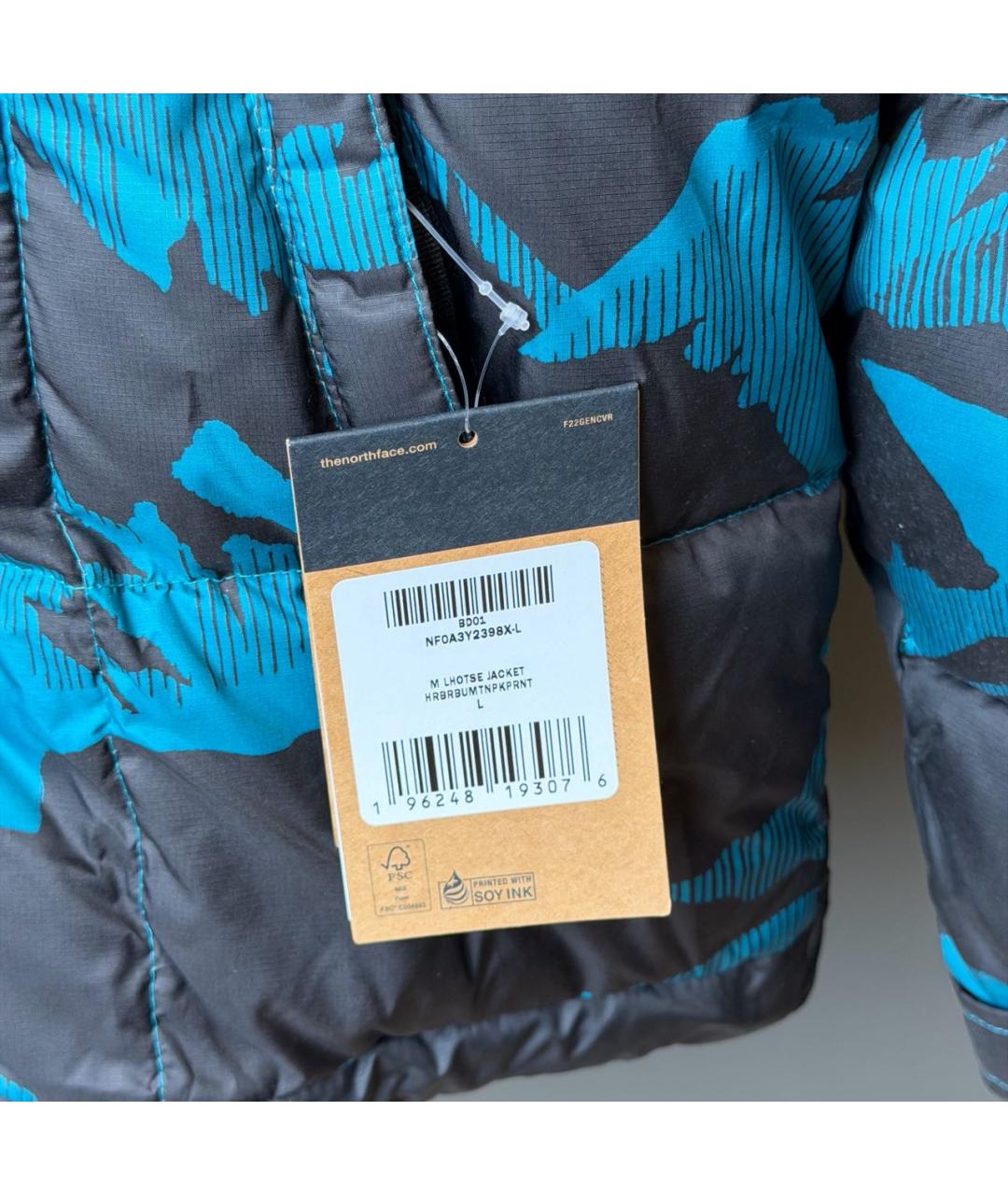 THE NORTH FACE Черный полиамидовый пуховик, фото 6