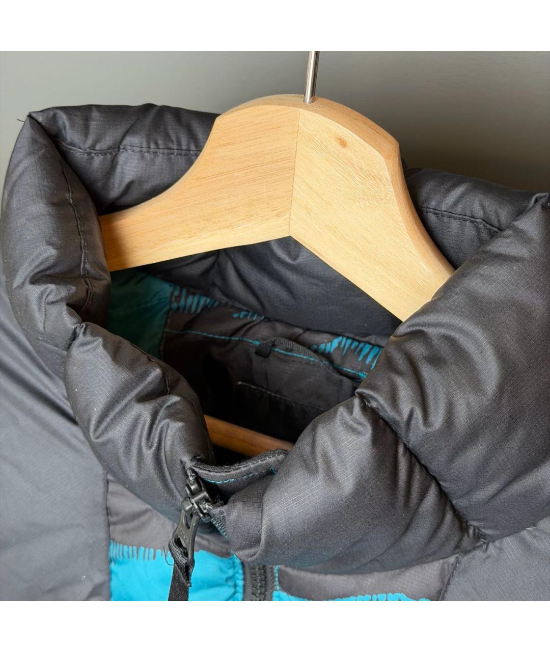 THE NORTH FACE Черный полиамидовый пуховик, фото 5