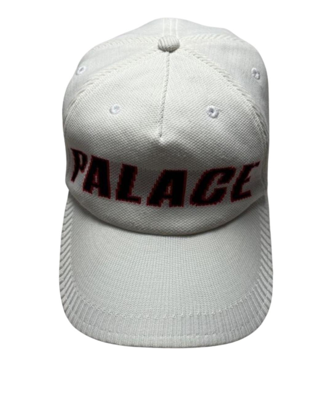 PALACE Белая хлопковая кепка/бейсболка, фото 1