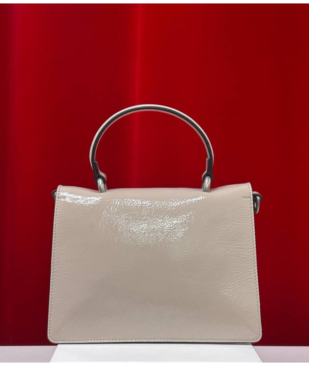 GUCCI Бежевая кожаная сумка через плечо, фото 5