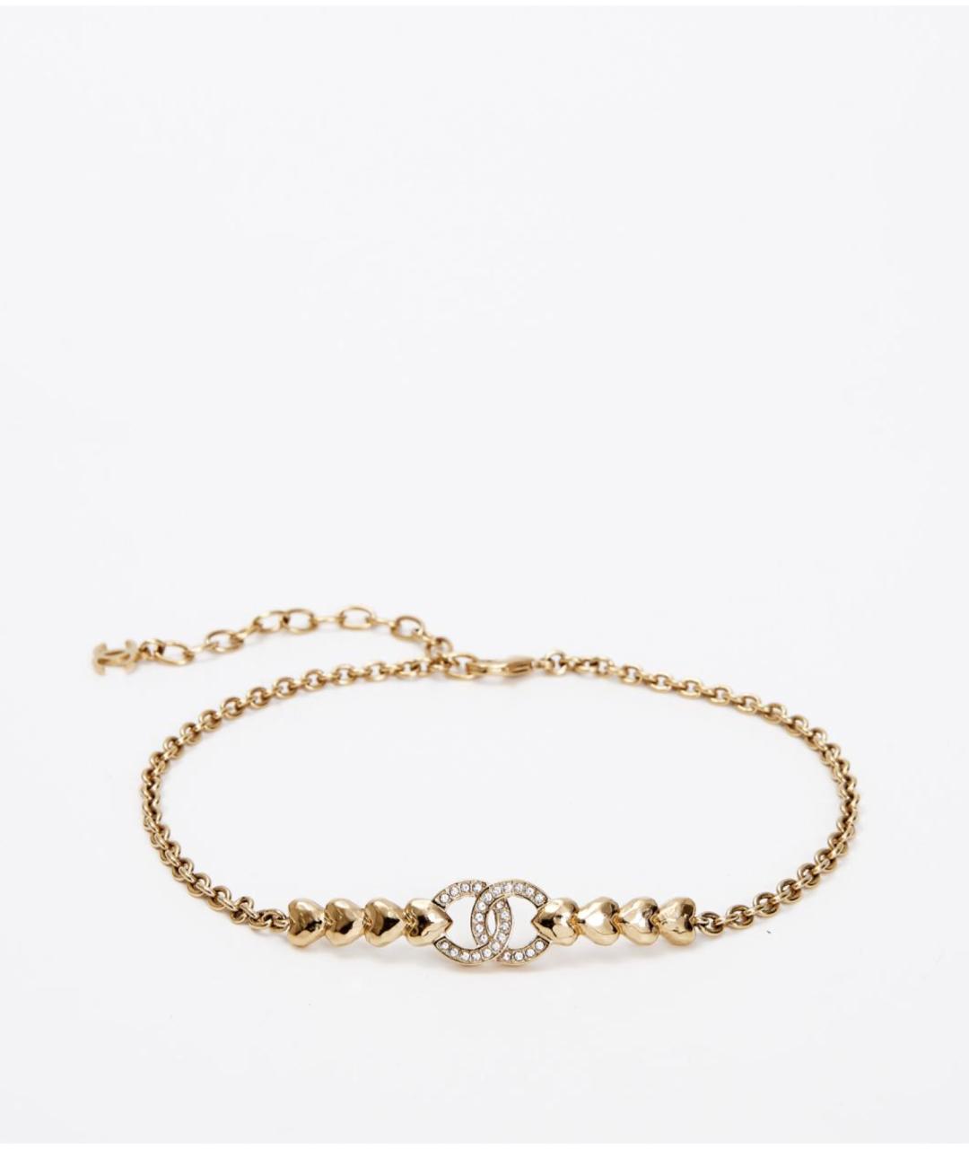 CHANEL Золотое металлическое колье, фото 4