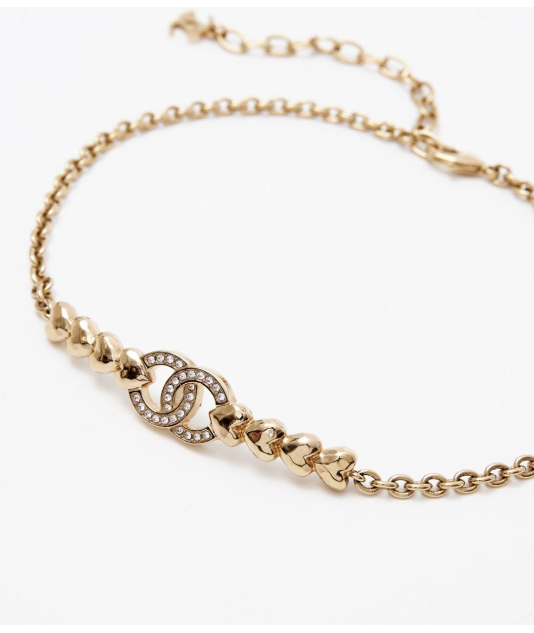 CHANEL Золотое металлическое колье, фото 2