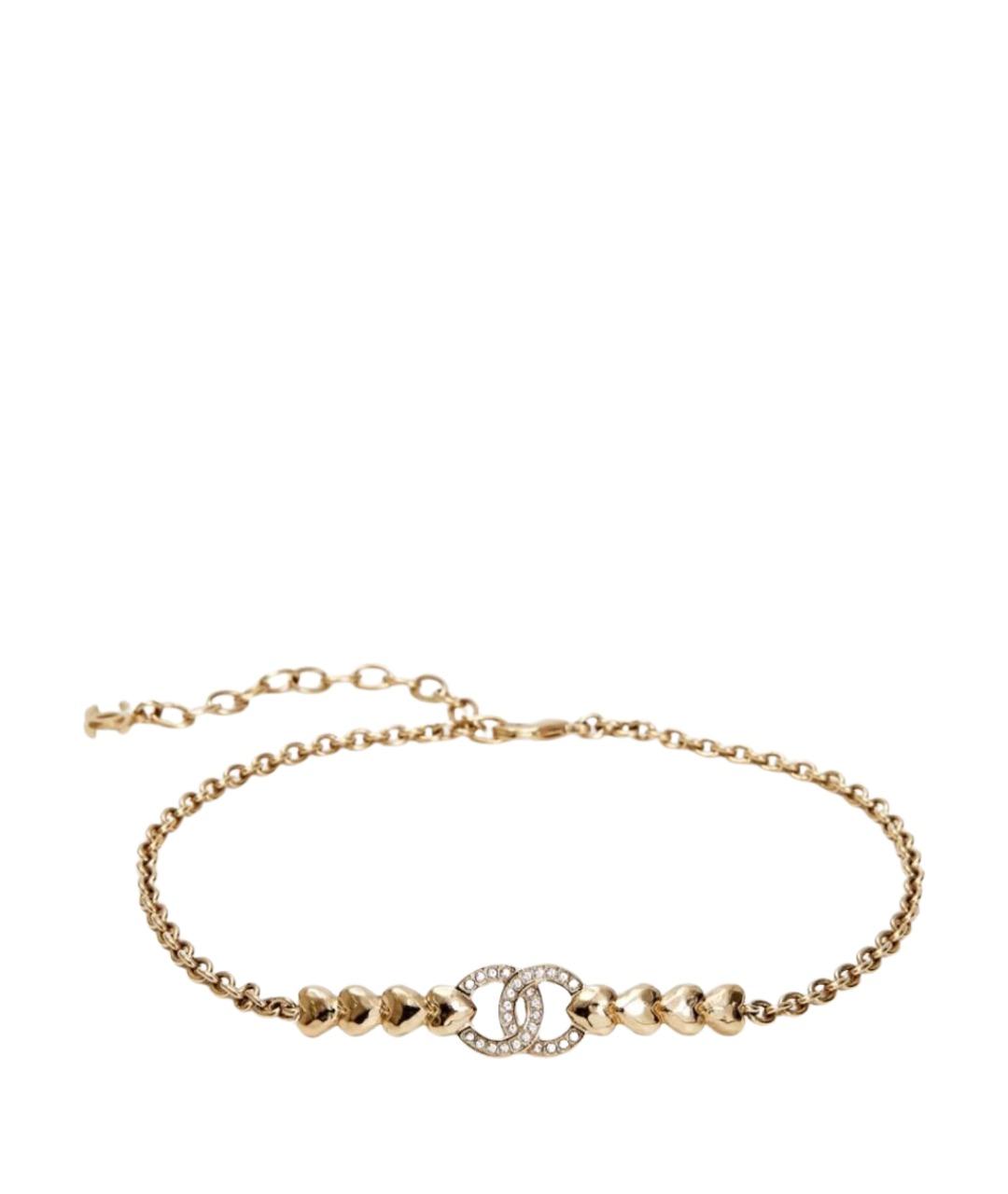 CHANEL Золотое металлическое колье, фото 5