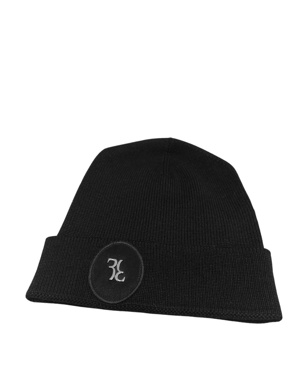 BILLIONAIRE Черная шерстяная шапка, фото 1