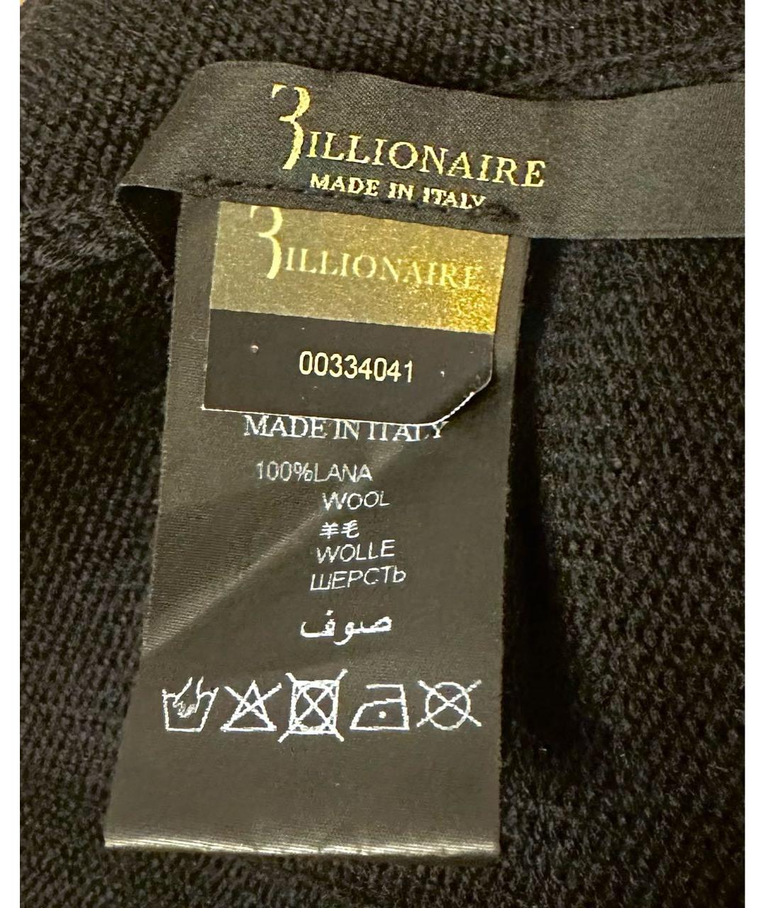 BILLIONAIRE Черная шерстяная шапка, фото 6